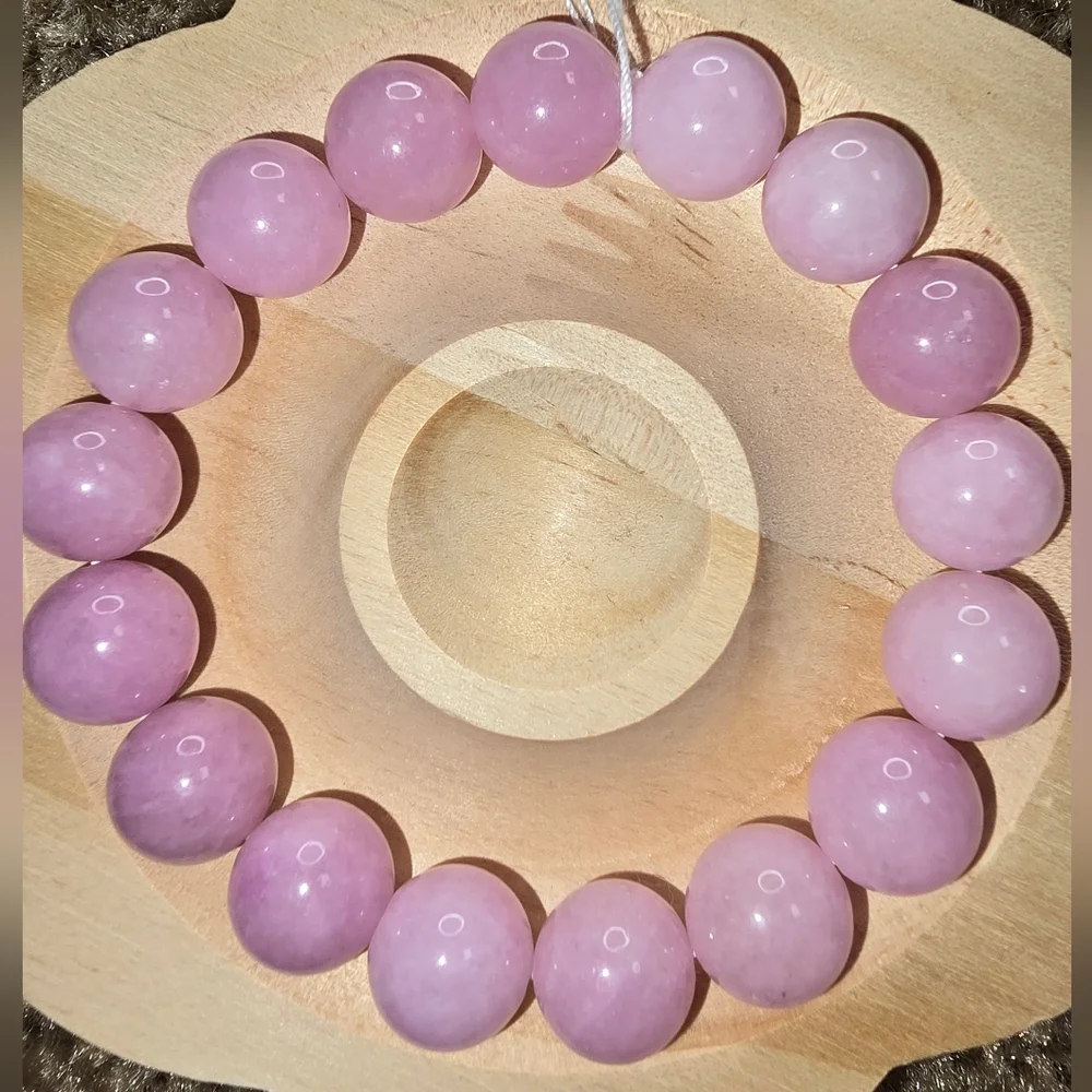 12mm Kunzite Bracelet ON SALE - Picture 2 of 7